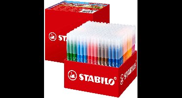 STABILO power - Viltstift - Tot 8 Weken Zonder Dop - Schoolverpakking Met 240 Stuks