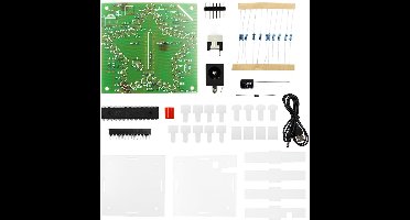 Allecto - Kleurrijk lichtpentagram - Led soldeerkit - Diy elektronica