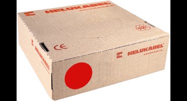 Montagedraad VDS 1mm² (H05V-K) 70° rood - per rol 100 meter (29117)