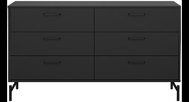 Giga Living Ladekast Dana - Zwart - 139x40x77cm