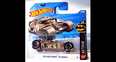 HOT WHEELS THE DARK KNIGHT BATMOBILE ROCK GREY 51/250 HW BATMAN 2/5 SHORT CARD 2026