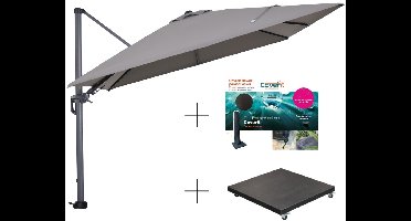 Garden Impressions Hawaii parasolset 300x300 lichtgrijs
