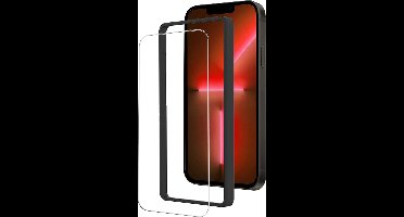 Screenprotector - Geschikt voor Apple iPhone 13 - Met Installatie Frame - Beschermglas - Gehard Glas - Tempered Glass - Screen Protector - Inclusief Montage Kit