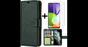 Hoesje Geschikt voor Samsung Galaxy A42 Rico Vitello L Wallet case/book case hoesje kleur groen