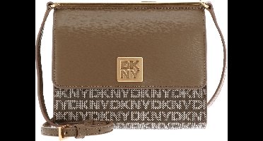 DKNY Schoudertas Mona Flap Crossbody Bag Chino / Shitake Lichtbruin