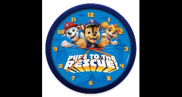 Paw Patrol Rescue Pups wandklok 25 cm