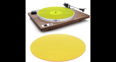 KARZO - Acryl draaitafelmat, antistatische schotelmat, vintage plaat acrylmat, acryl slipmat, draaitafelmat, draaitafelschotelmat, voor standaard 12 draaitafels