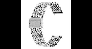 Universele Horlogeband van Gwoven Metaalgaas - Compatibel met Smartwatches en Seiko Horloges