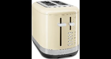 KitchenAid 5KMT2109EAC - Broodrooster - Amandel Wit - 2 Sleuven - 1100 W - Inclusief kruimellade