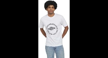Umbro Byron T-shirt Met Korte Mouwen Wit XL Man