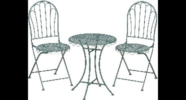 Mica Decorations Marseille Bistroset - Set van 3 - IJzer - Groen