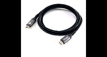 Equip 128380 USB-kabel USB4 Gen 3x2 0,5 m USB C Zwart