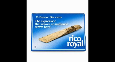 Rico Royal by Daddario Sopraan Saxofoon Rieten Sterkte 5