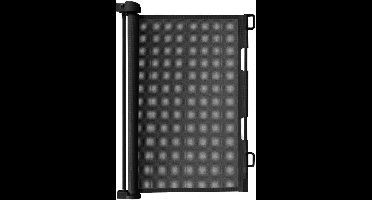 DailySupplies® Oprolbaar Traphekje - Kinderhekje Zonder Boren - Veiligheidshekjes - Zwart