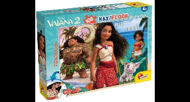 Lisciani - Vaiana 2 - Double face - Puzzel Maxifloor - 108 stukjes