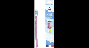 Lamazuna Toothbrush medium lilac 1 Stuks