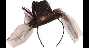 Steampunk Mini hoed op diadeem