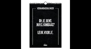 Rumag verjaardagskalender - 18x25 cm