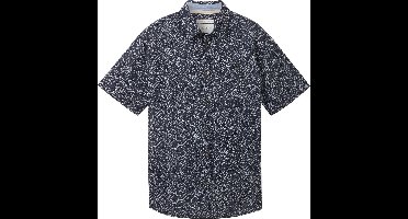 TOM TAILOR printed cotton linen shirt Heren Overhemd - Maat L