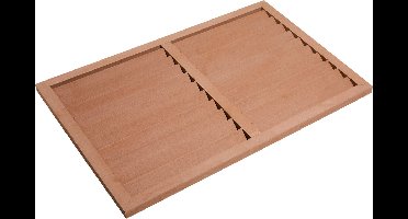 Evolar WPC Achterplaat voor Airco Omkasting Tropical Teak Large