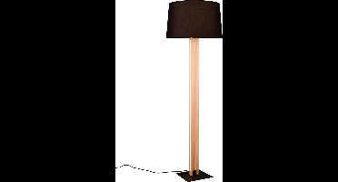 TRIO RAHUL - Vloerlamp - Zwart mat - excl. 1x E27 40W