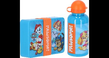 Paw Patrol Lunchset - Lunchbox - Drinkfles - Blauw - Lunchbox Kinderen