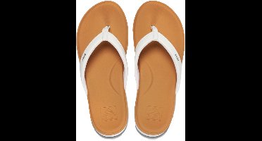 Reef Cushion Cloud Slippers - Dames synthetische slippers - White/ Tan