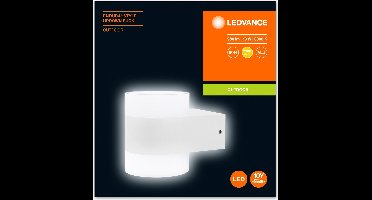 LEDVANCE Wand- en plafondarmatuur LED: voor muur, ENDURA STYLE UPDOWN PUCK / 12,5- W, 22-…24- V, stralingshoek: 11-, Warm wit, 3- K, body materiaal: aluminum, IP44