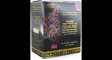 Goloka - Ceder Pine - Wierook - Cederhout - Dennen - Harswierookstokjes - 12 doosjes