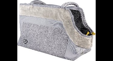 Duvoplus - Draagtas - Hond - Paris Pet Bag Chic 42x21x27cm Grijs - 1st