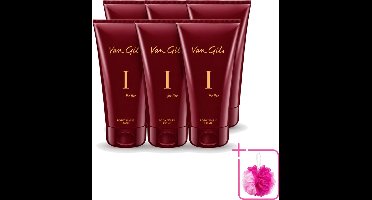 6 x Van Gils - Douchegel - I for Her - Zachte Reiniging & Luxe Geurbeleving - 150 ml - Bulkverpakking - Douchegel vrouwelijk - Douchemop - Reiniging huid