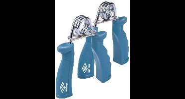 Umbro Handtrainer 15kg - Set van 2 Stuks - Versterkt Hand- en Onderarmspieren - Geschikt voor Fitness en Herstel - Compact en Eenvoudig te Gebruiken - Blauw en Rood