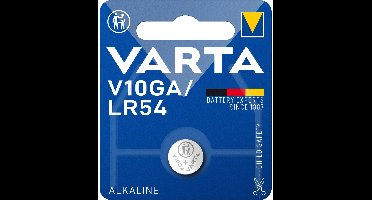 VARTA V10GA LR54 Alkaline Knoopcel Batterij 1,5V - 1 stuks