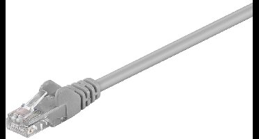Wentronic 68337 - Cat 5 UTP-kabel - RJ45 - 0.5 m - Grijs