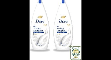 2 x Dove – Badcrème – Indulging Cream – 720 ml - Wasstrips - Badcrème - Badcrème 720 Ml - Badcrème Voor Huid - Badcrème Voor Zintuigen - Zachte Reiniging