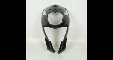 Voorbeenschild zwart voor scooter Sym 50 Orbit 2 2008 tot 2017 64301-ABF-000-KG