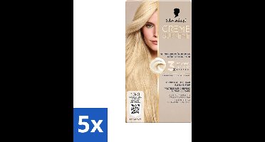 5 x Schwarzkopf - Haarkleuring - Creme Supreme 10-0 - Natuurlijk Ultra Lichtblond - 245g - Voordeelverpakking - 5 stuks