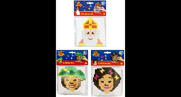 Club van Sinterklaas Strijkkralen 15x15cm