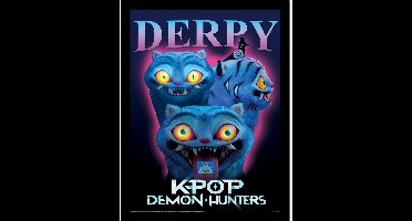 KPop Demon Hunters Derpy Unisex Ingelijste Afbeelding - gekleurd - Standard