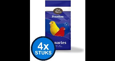 4x Deli Nature - Premium kanaries 1kg - Vogelvoer - 1 kg
