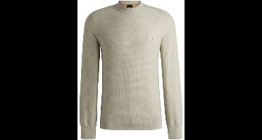 BOSS ORANGE Anion_s Truien & Vesten Heren - Sweater - Hoodie - Vest- Beige - Maat S