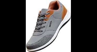 Currero Schoenen Heren - Sneakers - Comfortabel - Wandelschoenen - Casual - Volwassenen - Grijs 45