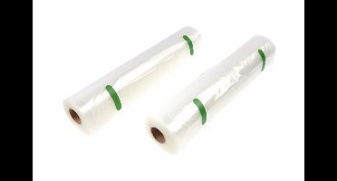 Vacuum Sealer Rollen - 75 μm - 28 x 600 cm - 2 Stuks