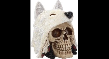 Nemesis Now - Night Wolf Beeld/figuur - Schedel - Multicolours
