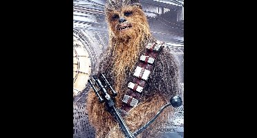 Star Wars The Last Jedi Chewbacca Bowcaster Poster 40x50cm