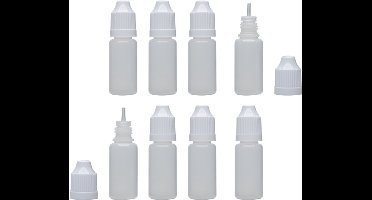 Model Craft Hobbyverf - POL1010/8 Empty Dropper Bottles - 8x Verf flesje - 8 ml