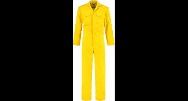 Overall polyester/katoen geel maat 51