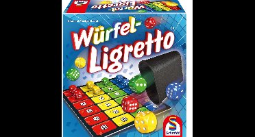 Schmidt® - Dobbelsteen Ligretto® - Würfel Ligretto® - Actiespel met dobbelstenen - Snel reactiespel - vanaf 8 jaar - 2-4 spelers