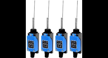 KARZO - 4 stuks Kat Snorhaar Flexibele Spiraal Veer Momentane ME8169 Limiet Schakelaar 1NC 1NO 0~250V/5A