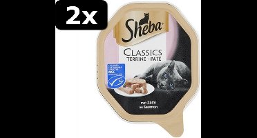2x SHEBA ALU PATE MET ZALM 22X85GR